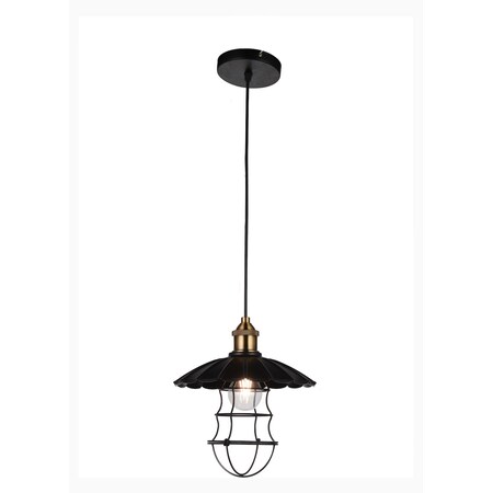 Cwi Lighting One Light Mini Pendant With Black Finish 9640P10-1-101